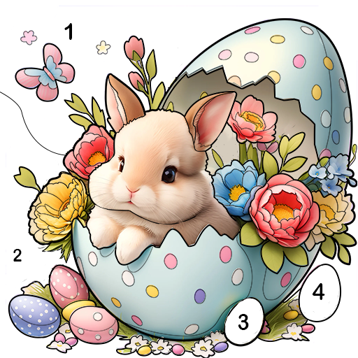 Happy Easter Coloring Games