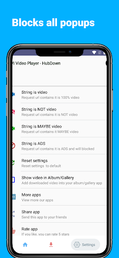 XXVI Video Player - HubDown Screen 3