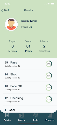 IceHockey StatKeeper Screen 3