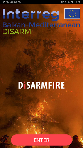 Android application Disarmfire Interreg screenshort