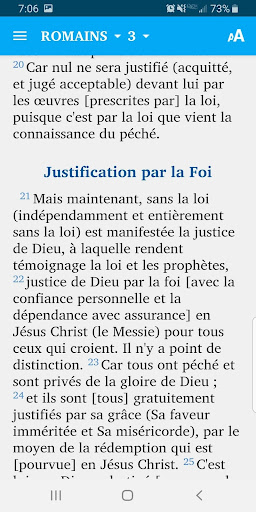 Bible Détaillée Screen 2