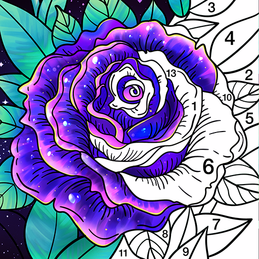 Lae alla Coloring Book - Color by Number & Paint by Number APK
