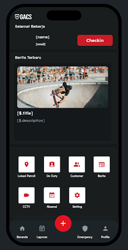 Android application GACS Security Personnel screenshort