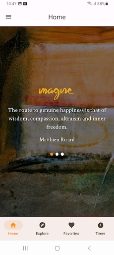 Android application Imagine Clarity screenshort