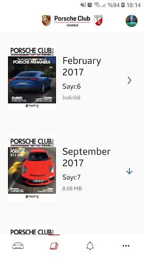Porsche Club Istanbul Screen 2