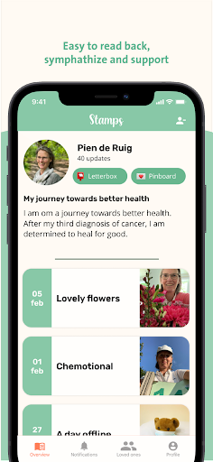Stamps - Share & Support Screen 2