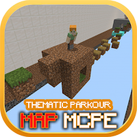 Thematic Parkour Maps for Minecraft