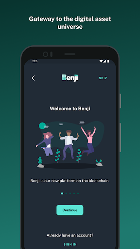 Android application Benji Investments screenshort