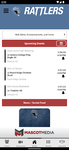 Queen Creek Athletics Screen 3