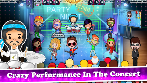 Android application Pop Star Band Clicker Games screenshort