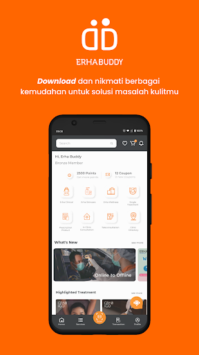 Android application ERHA BUDDY screenshort