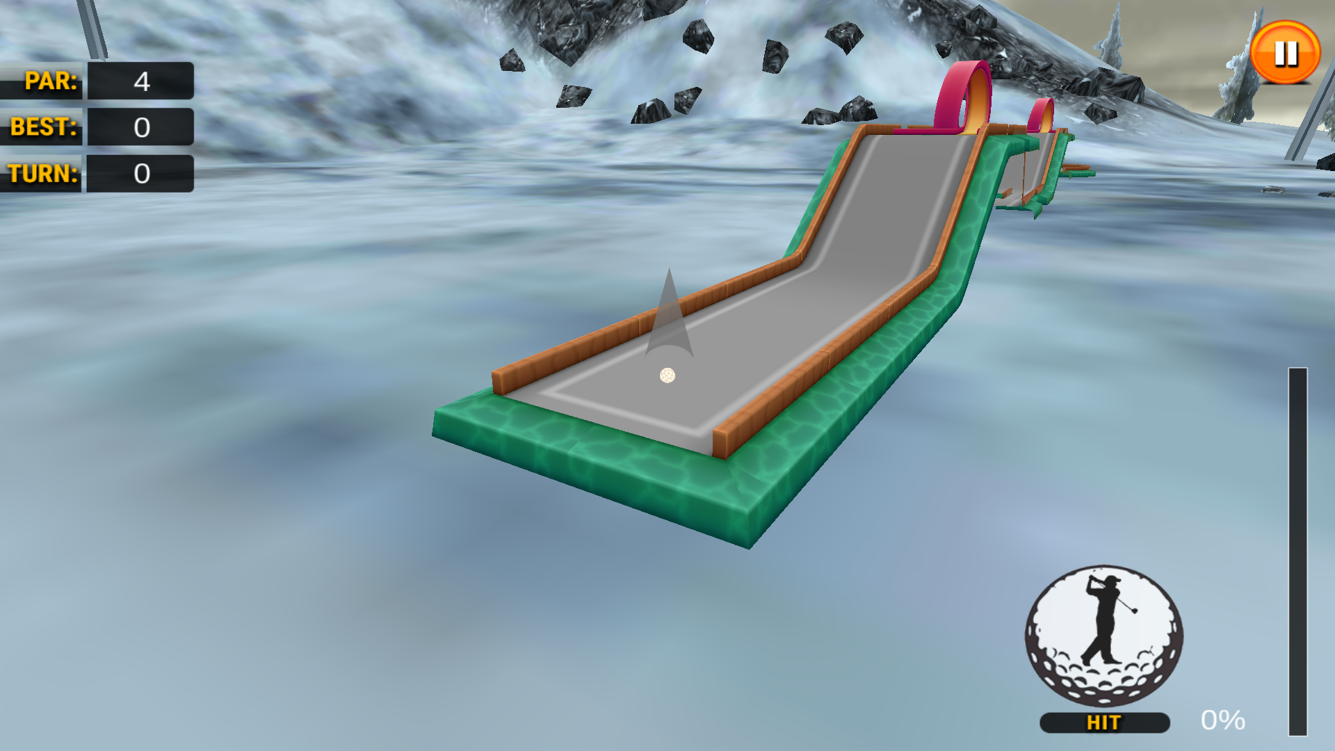 Android application Mini golf master Pro screenshort