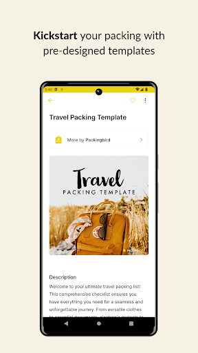 Packingbird — Packing List App