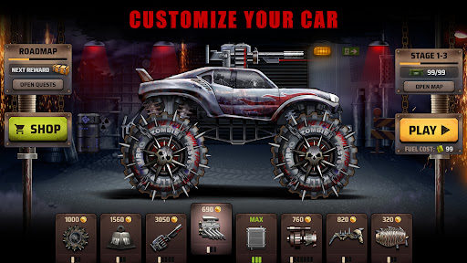 Zombie Hill Racing: Earn Climb - Racing - games