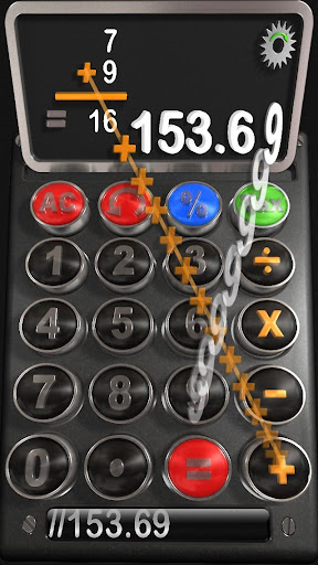 Android application Calculator3D screenshort