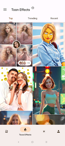 Screenshot of ToonMe photo cartoon maker