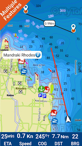 Android application Rhodes Island Map Navigator screenshort
