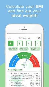 Free BMI-Calculator Weight App 4