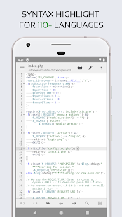 Code Editor - Compiler, IDE, Programming on mobile Screenshot