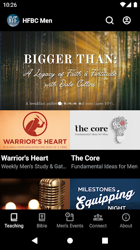 Android application Band of Brothers | HFBC screenshort