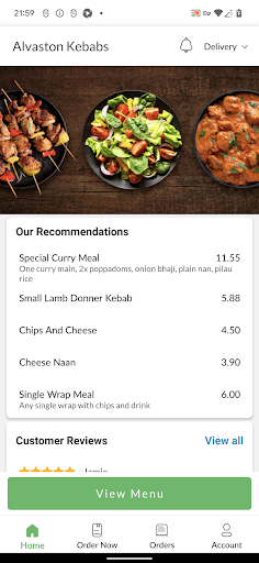 Alvaston Kebabs Screen 2