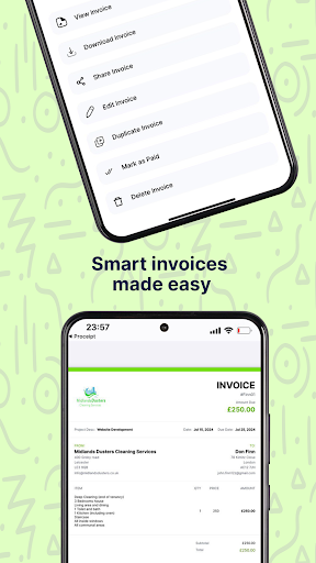 Android application Proceipt screenshort
