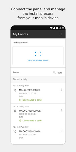 Android application Honeywell Device Utility screenshort