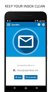 SpamBox - Anonymous Temp Email Screenshot