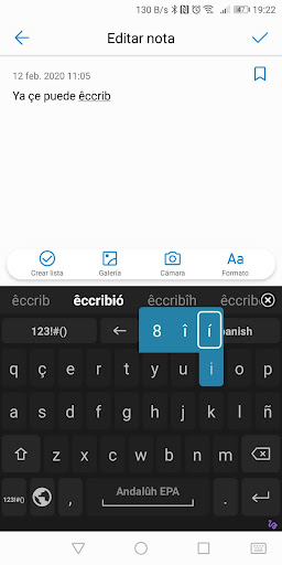 Teclado Andaluz EPA for ASK Screen 3