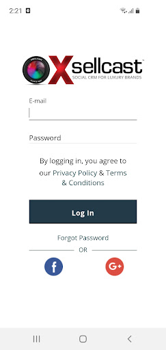 Android application XSellCast screenshort