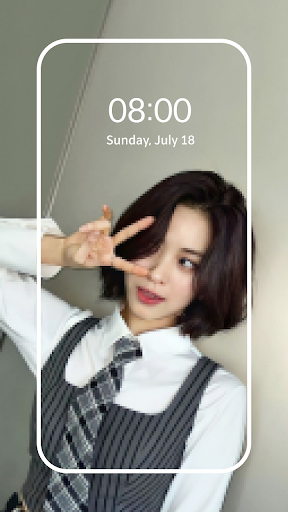 Android application RYUJIN (ITZY) HD Wallpaper screenshort