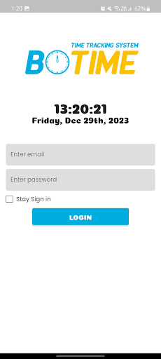 Android application BOTime screenshort