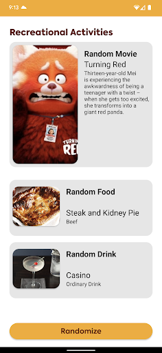 Android application Instaplan screenshort