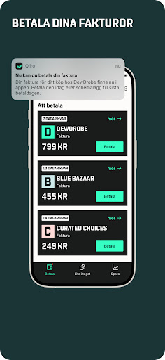 Android application Qliro screenshort