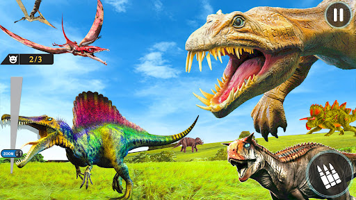 Android application Wild Hunter Dinosaur Hunting screenshort
