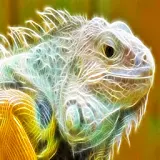 3D Lizard icon