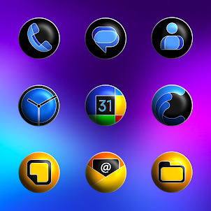 Pixly Fluo 3D - Icon Pack