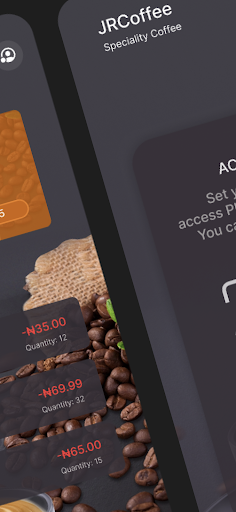 Android application JRCoffee screenshort