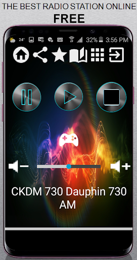 Android application CKDM 730 Dauphin 730 AM CA App screenshort