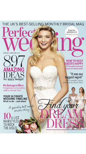 Screenshot of Perfect Wedding Magazine
