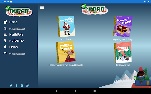 NORAD Tracks Santa screenshot