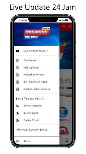 Indonesia Breaking News Screen 3