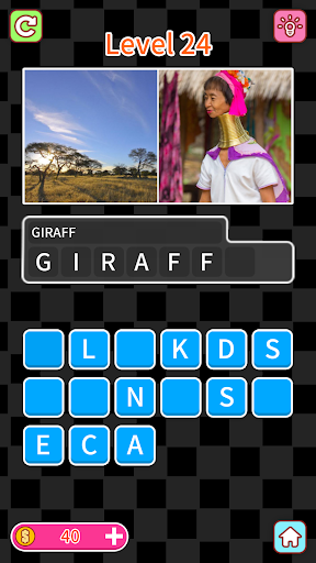 Android application Pic To Word - Word Game screenshort