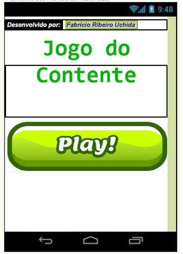 Android application Jogo Do Contente screenshort