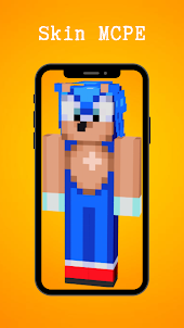 Skin Sonic for Minecraft PE