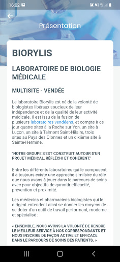 LBM BIORYLIS - Catalogue des e Screen 2