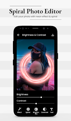 Spiral Photo Editor : Neon Effectsのおすすめ画像5