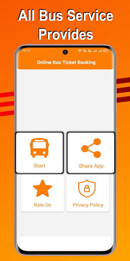 Android application Online Bus Ticket Booking App screenshort