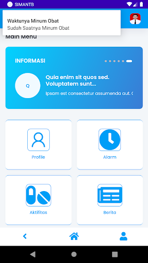 Android application Simantb screenshort