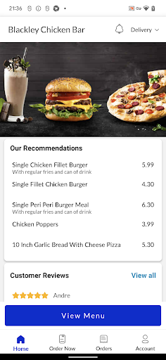 Blackley Chicken Bar Screen 2